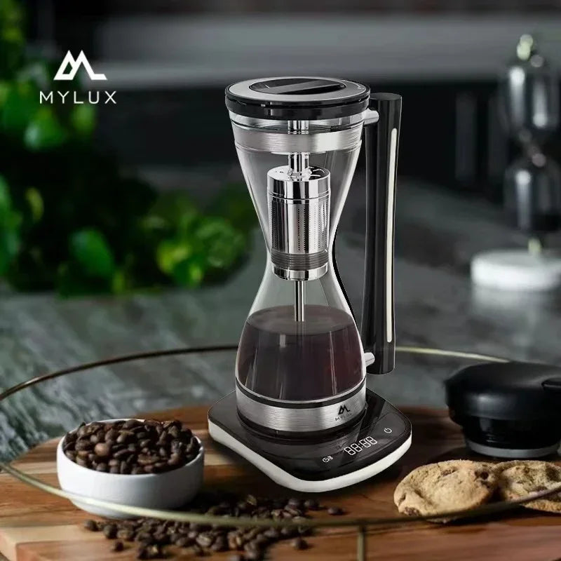 Totalmente Semi Máquina de Café Doméstico Pequena Ampulheta Pote de Café Sifão Americano All-in-one Máquina Elétrica Mocha Pote