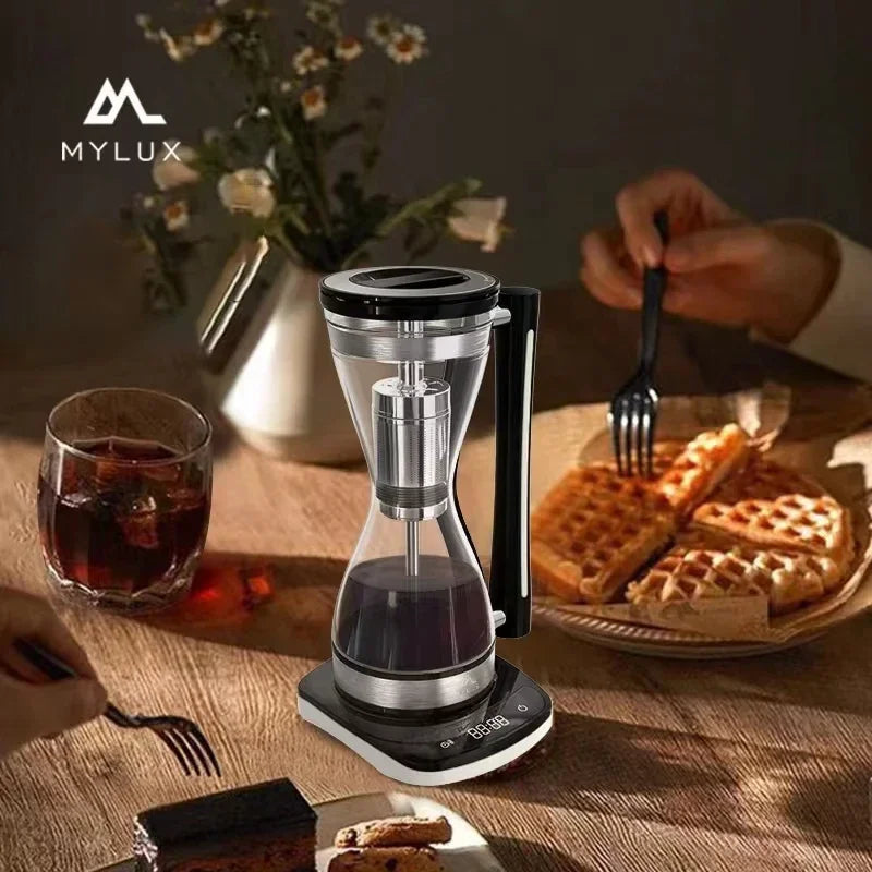 Totalmente Semi Máquina de Café Doméstico Pequena Ampulheta Pote de Café Sifão Americano All-in-one Máquina Elétrica Mocha Pote